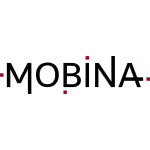 Logo van Mobina, zakelijke illustraties voor tekst en proces in Deventer