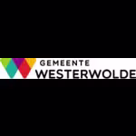 Logo van Gemeente Westervelde met abstract geometrisch symbool naast de tekst Gemeente Westervelde voor offici&euml;le herkenning